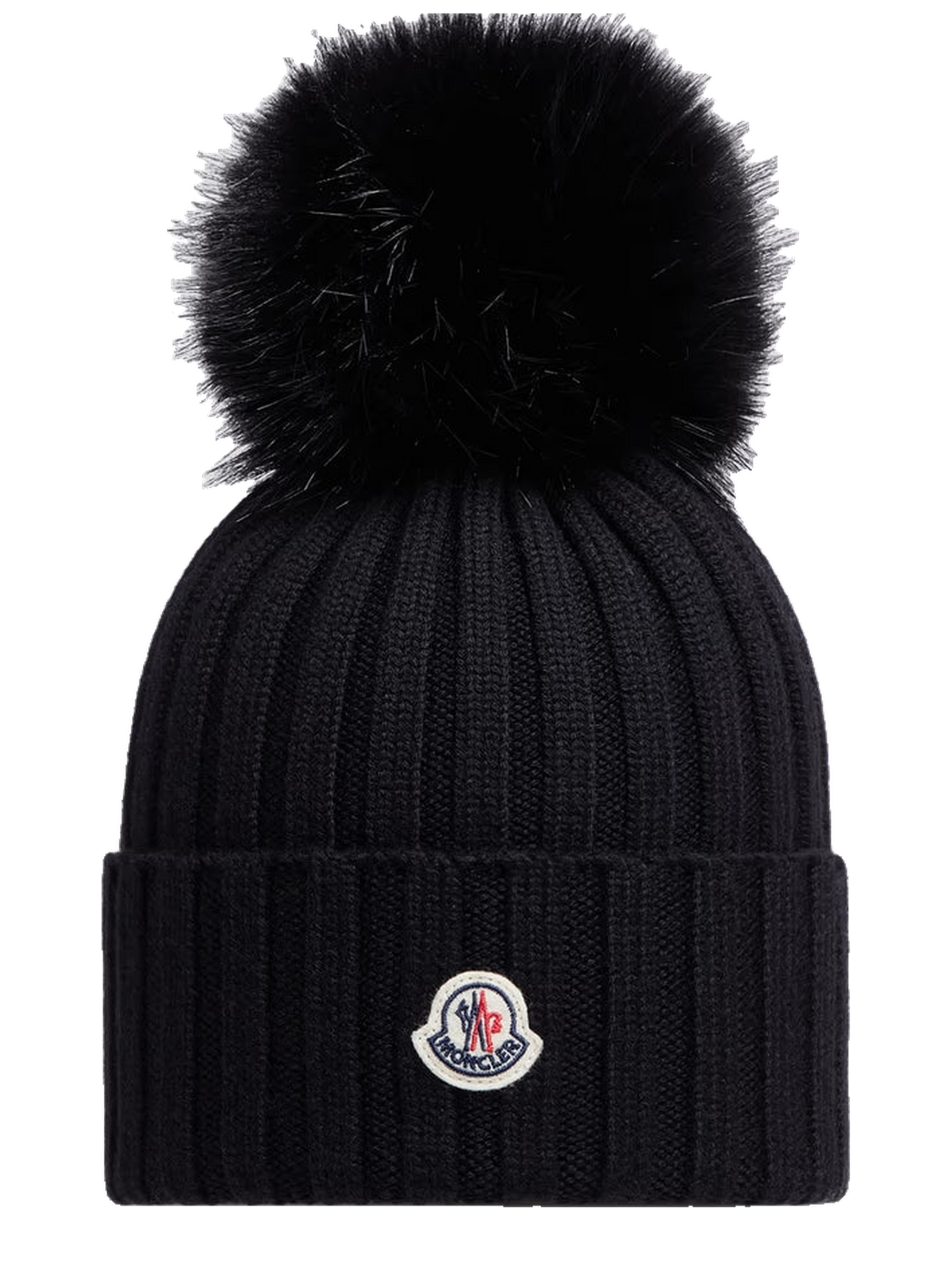 Bonnet à pompon Noir — WINTER CLUB